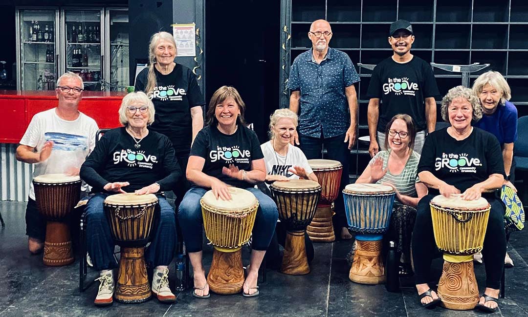 In the Groove Community Drumming Class Albury