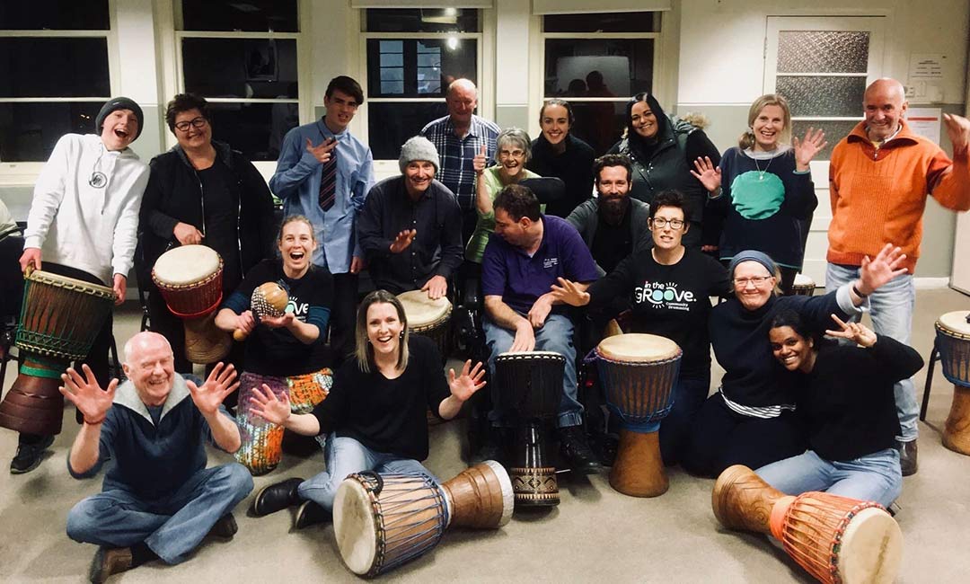 In the Groove Community Drumming Class Wangaratta