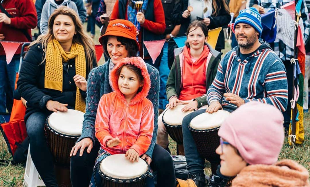 In the Groove Drumming Family Off Grid Festival